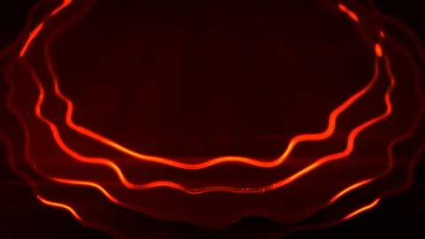 Red neon twinkling delicate objects pedestal or podium 스톡 일러스트