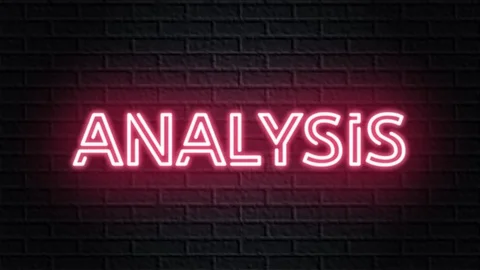 Red neon video animation analysis Stock Footage 120489549