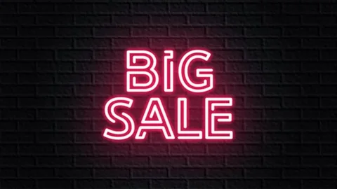 Red neon video animation big sale Stock Footage 119166327