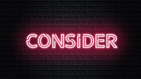 Red neon video animation consider Stock Footage 120810497