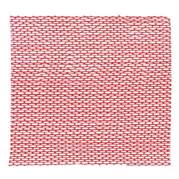 Red net of fruit on a white background Stock Photos