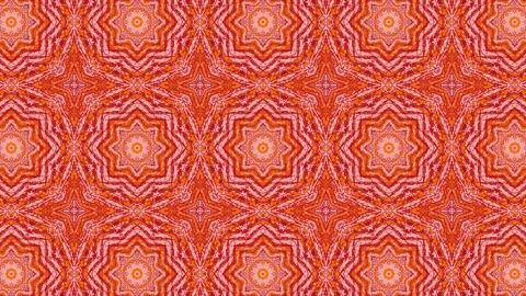 Red net intricate kaleidoscope pattern Stock Footage 280579427