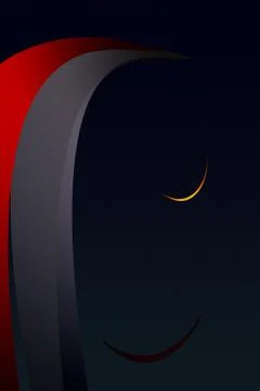 Red night Stock Illustration