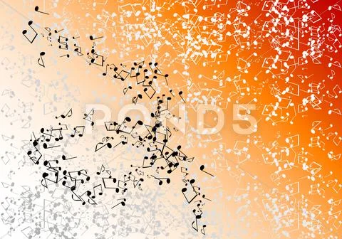Red notes Stock Illustration