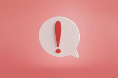 Red notification in hipster style on red background. Chat message icon. Mod.. Stock Illustration