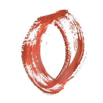 Red numbers Zero - Red numbers over white background Copyright: xZoonar.co... Foto stock