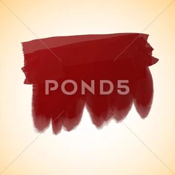 Red oil paint Stock Illustration