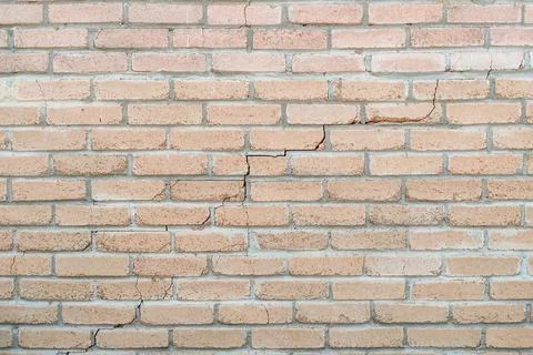 Red Old brick wall in a background image Foto stock