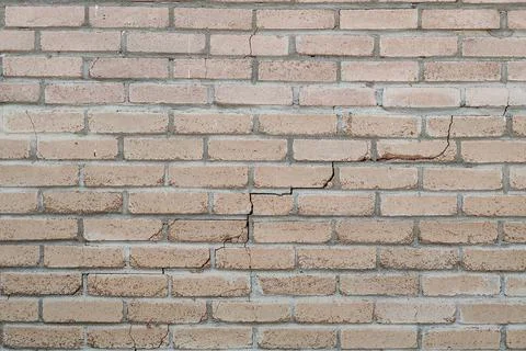 Red Old brick wall in a background image Stock Photos