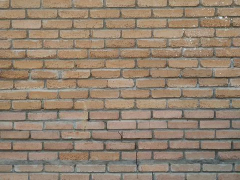 Red Old brick wall in a background image Foto stock