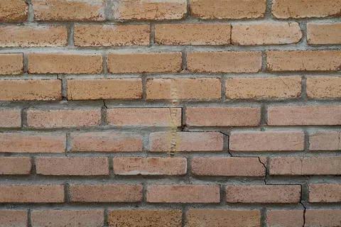 Red Old brick wall in a background image Stock Photos