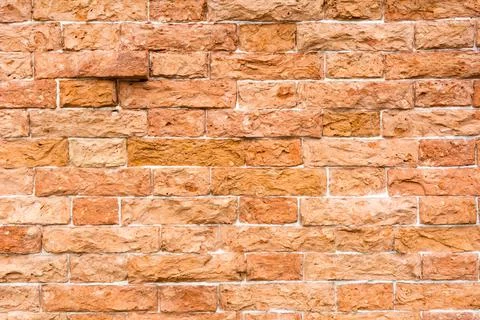 Red old worn brick wall texture background Stock Photos