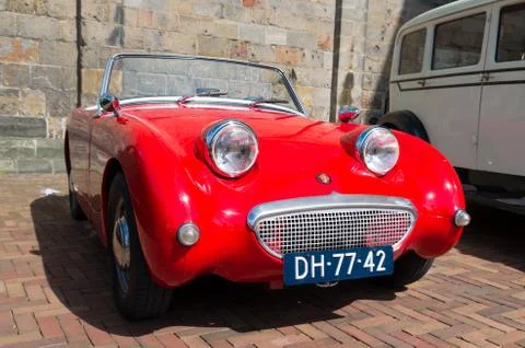 Red oldtimer Stock Photos