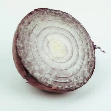 RED ONION CLOSE UP Stock Photos