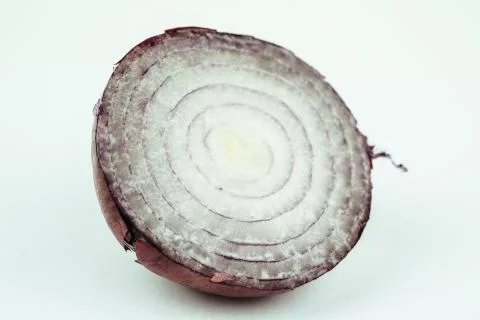 RED ONION CLOSE UP Stock Photos