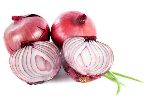 Red onion Stock Photos
