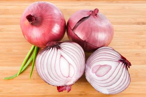 Red onion Stock Photos