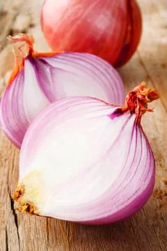 Red onion Stock Photos