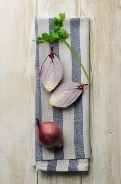 Red onion Stock Photos
