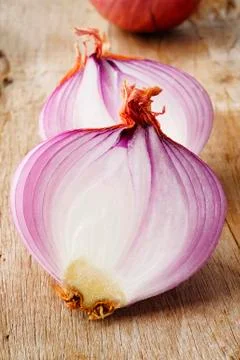 Red onion Stock Photos