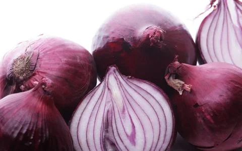 Red onion Stock Photos