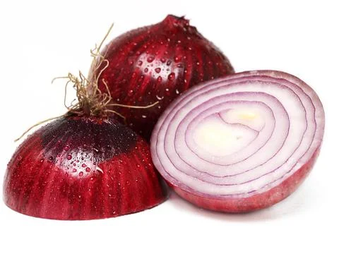 Red onion Stock Photos
