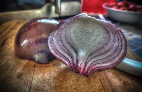 Red onion Stock Photos