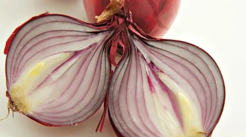 A Red Onion Fotos de archivo