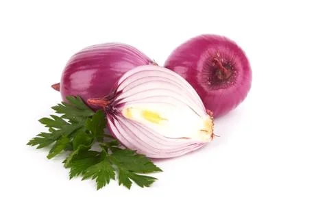 Red onion Stock Photos