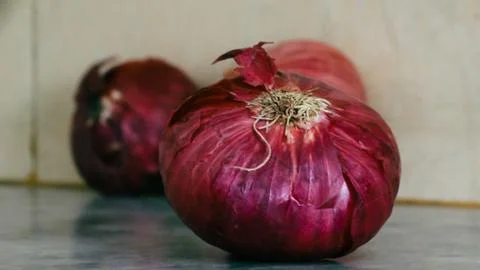 Red onion Stock Photos