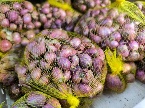 Red onion Foto stock