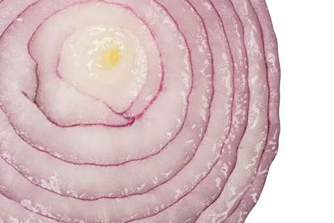 Red Onion Slice - Edge Stock Photos