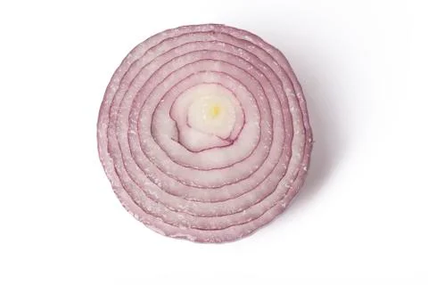 Red Onion Slice - Isolated Stock Photos