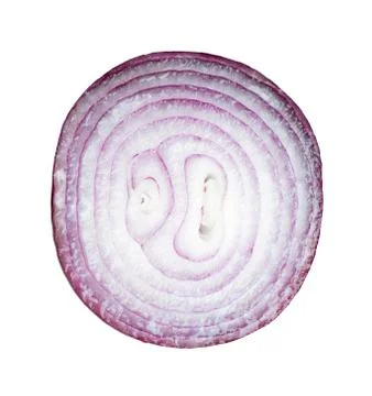 Red onion slice Stock Photos