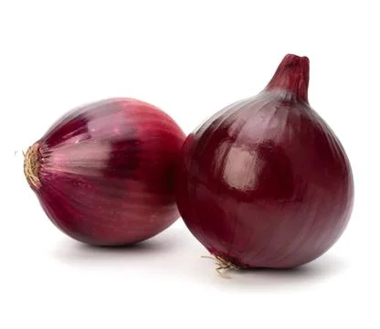 Red onion tuber Stock Photos