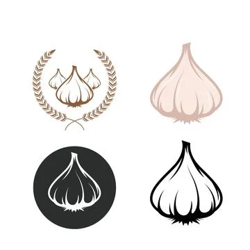 Red onion vector icon illustration design template Stock Illustration