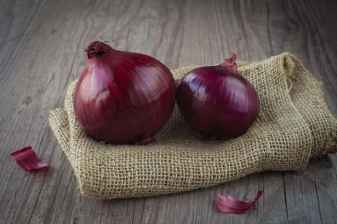 Red onions Stock Photos