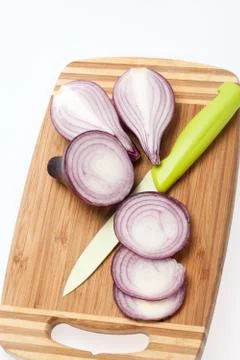 Red onions Stock Photos