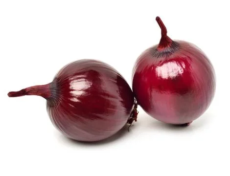 Red onions Stock Photos