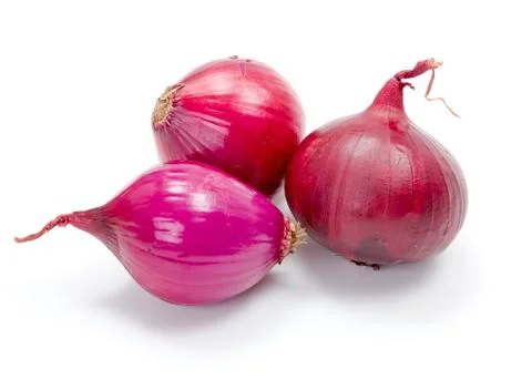 Red onions Stock Photos