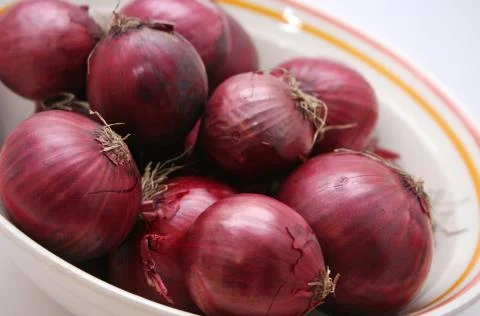 Red onions Stock Photos