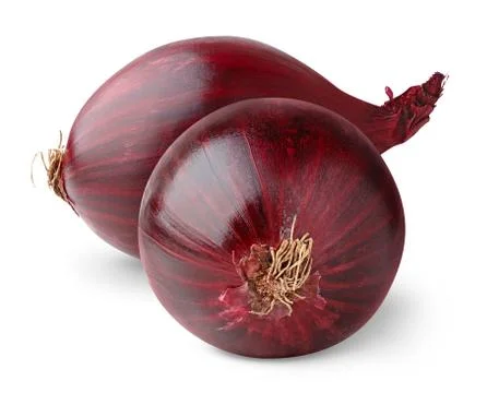 Red onions Foto stock