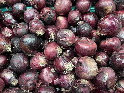 Red Onions Stock Photos