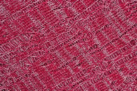 Red openwork melange stockinet as background Stock Photos