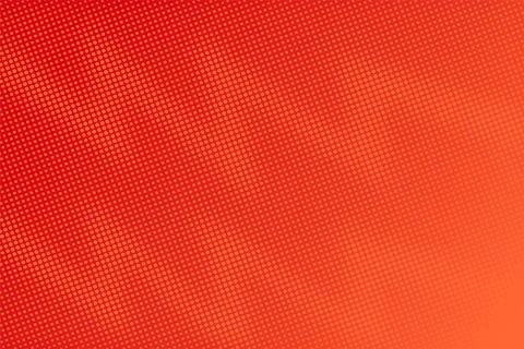 Red orange background with halftone pattern. Retro pop art texture. 스톡 일러스트