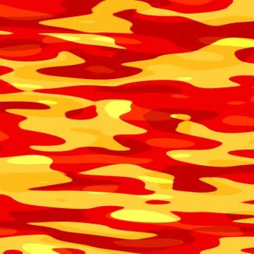 Red Orange Blots Stock Illustration