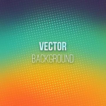 Red-orange Blurred Background With Halftone Effect Stock Illustration