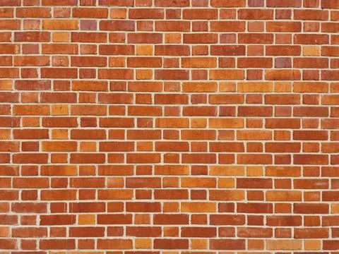 Red orange brick wall texture. pattern, texture, background Stock Photos