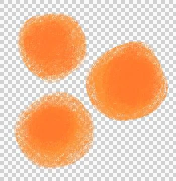 Red orange color sphere bubble circle paitning drawing brush texture backgr.. Stock Illustration