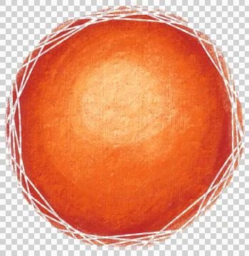 Red orange color sphere bubble circle paitning drawing brush texture backgr.. Stock-Illustration